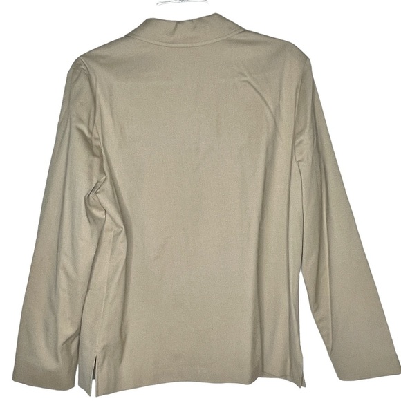 Pendleton Vintage Tan Button Down Wool Blend Blazer Jacket Women's Large - Picture 2 of 8